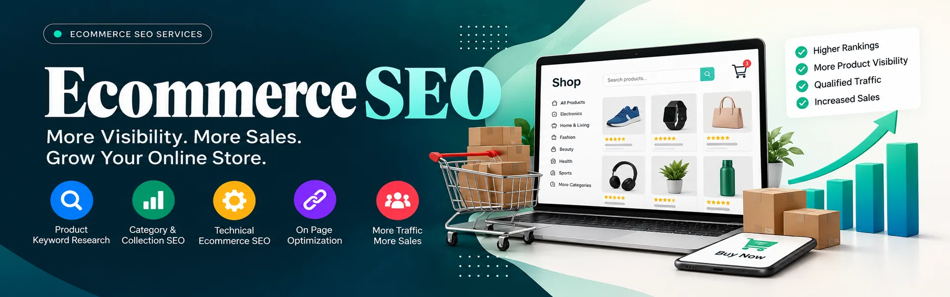 Ecommerce SEO Freelancer banner